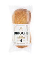 Brioche Burgerbrød sesam 4pk