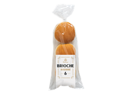 Brioche Burgerbrød 6pk